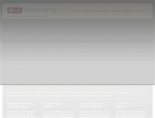 Tablet Screenshot of blaschwartz.com